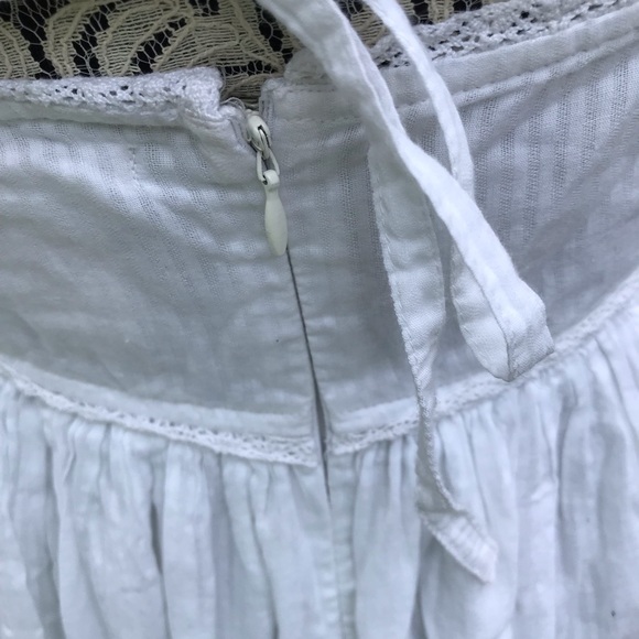 White linen Dress - Picture 6 of 7